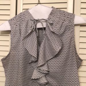 Pretty, classic Ruffled Ann Taylor blouse!